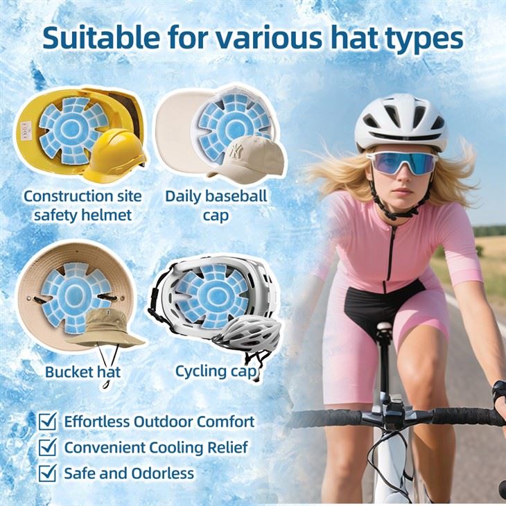 Outdoor Cooling PCM Phase Change Helmet Ice Pad Hat Pad Outdoor Cooling PCM Phase Change Helmet Ice Pad Hat Pad